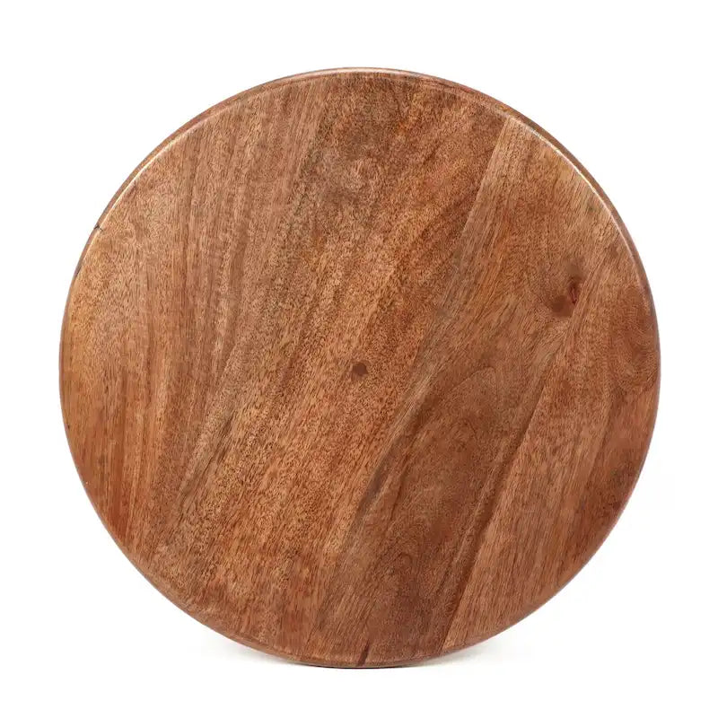 Bout de canapé en bois de manguier et métal Gold Honey, 1 pièce