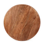 Bout de canapé en bois de manguier et métal Gold Honey, 1 pièce