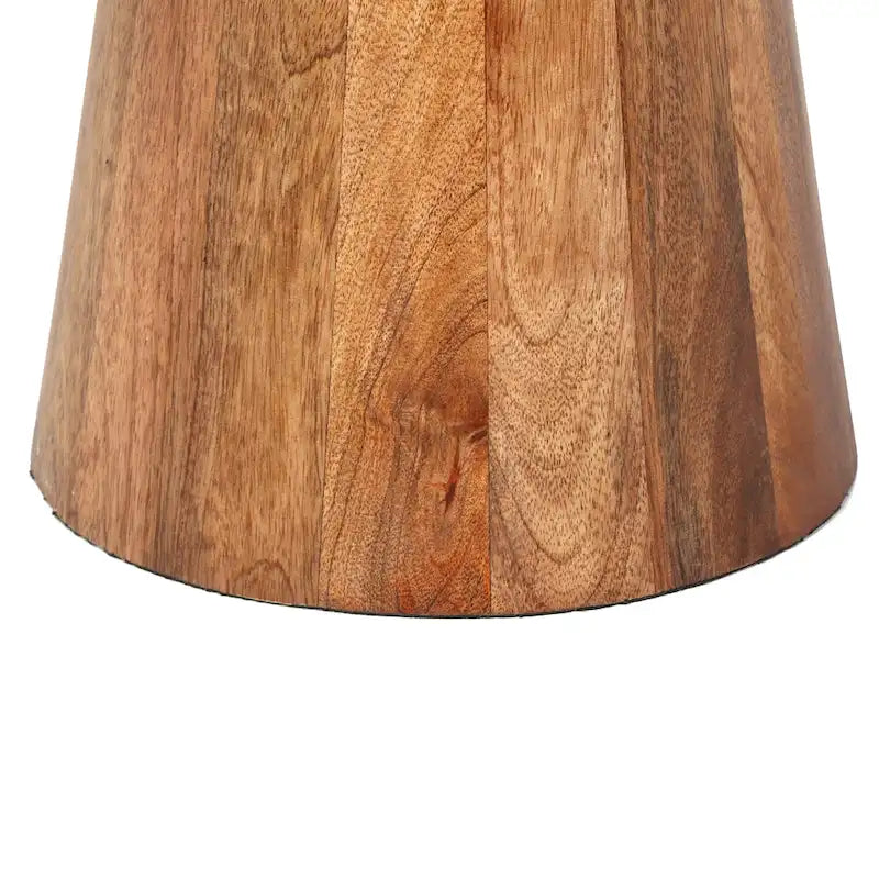 Bout de canapé en bois de manguier et métal Gold Honey, 1 pièce