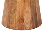 Bout de canapé en bois de manguier et métal Gold Honey, 1 pièce