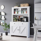 Armoire de cuisine blanche / grise / noire avec support pour micro-ondes, assemblage à 2 personnes