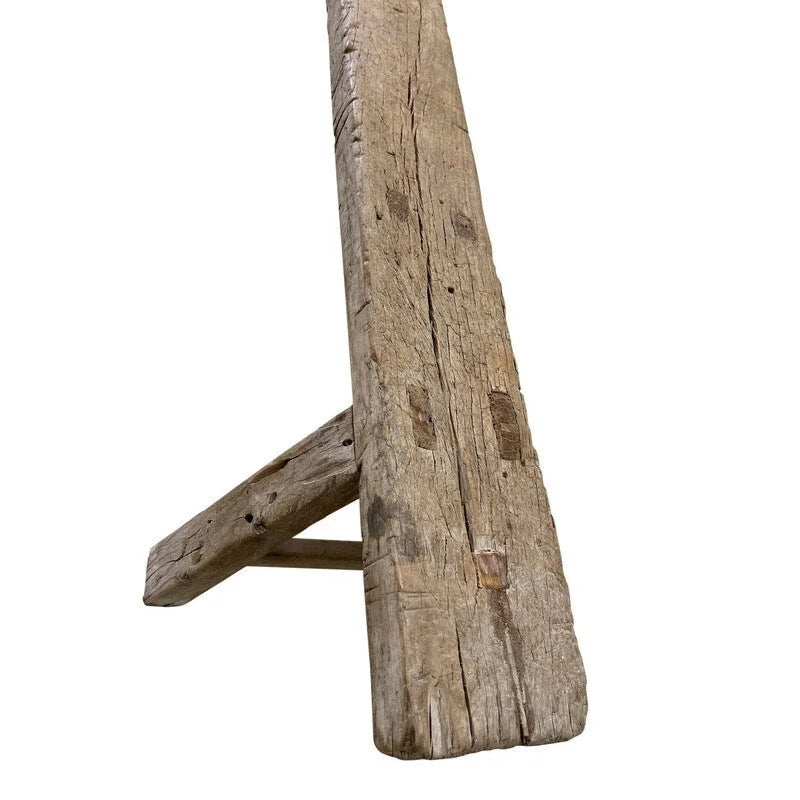 Banc de nouilles vintage patiné, 1 place / 2 places / 3 places