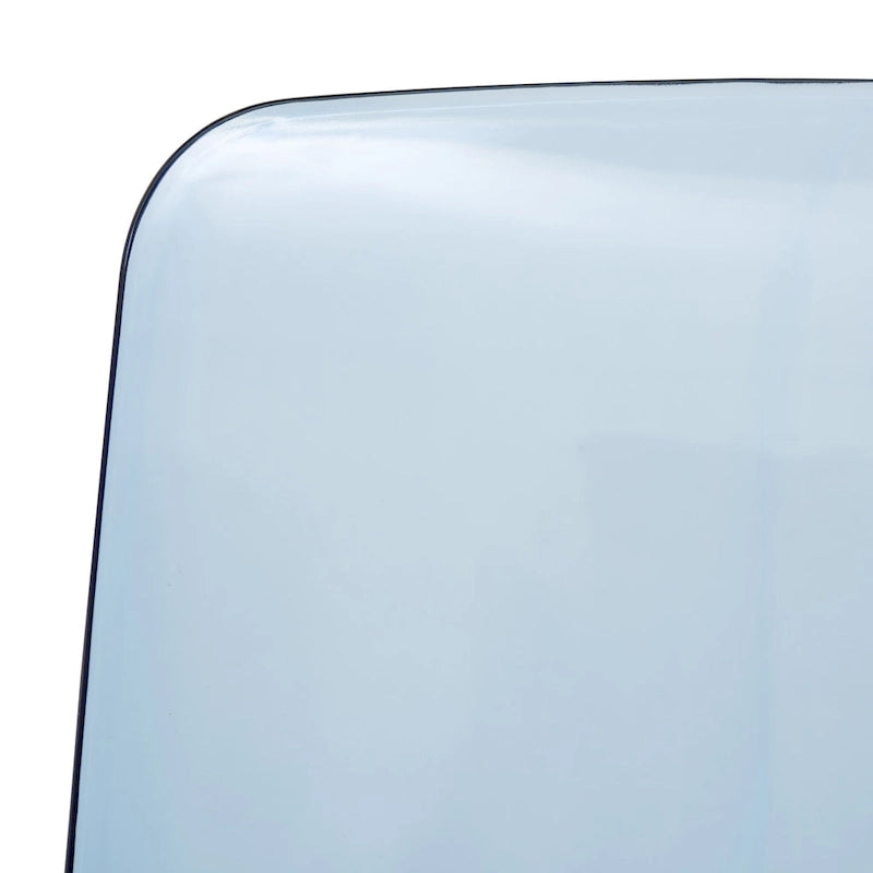 Chaise de salle à manger empilable en plastique transparent / rouge / noir / bleu / orange pour 1 personne