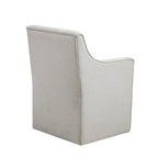 Chaise de salle à manger Charlotte avec roulettes