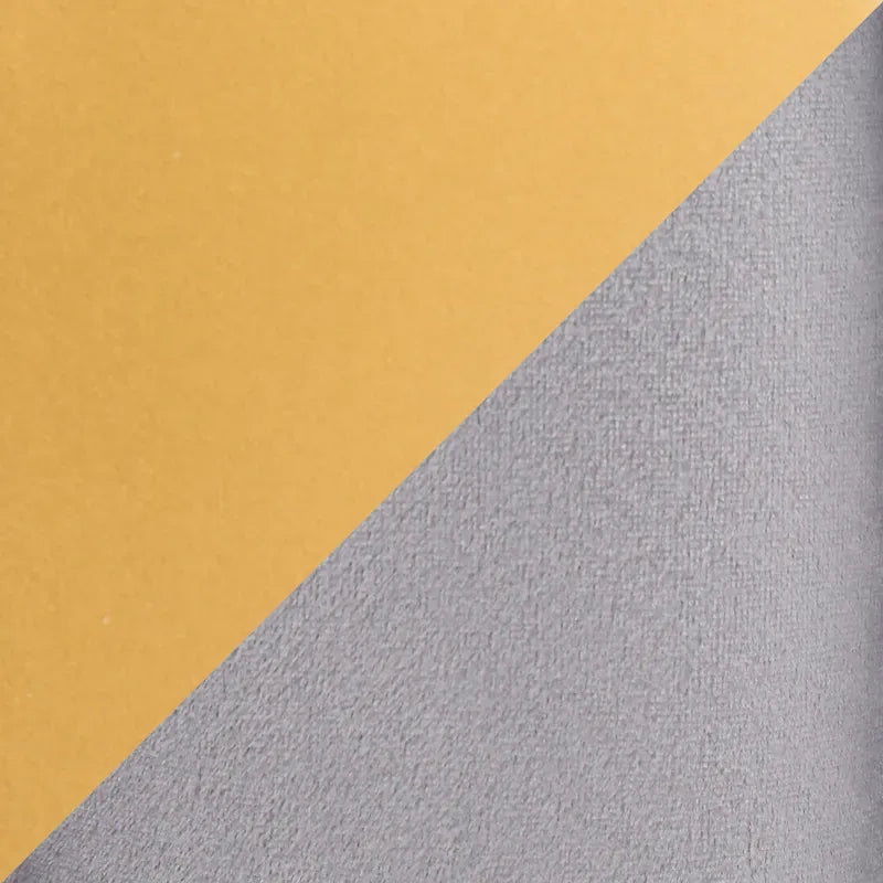 Tête de lit King en velours crème / noir / gris / vert sauge avec cadre doré, convient pour 1 lit King Size