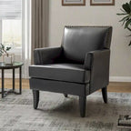 Fauteuil d'appoint clouté gris / sauge / camel / marron / turquoise / noir / marine, simple