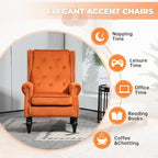 Fauteuil d'appoint, plusieurs coloris, PU/micro-suède, 1 place