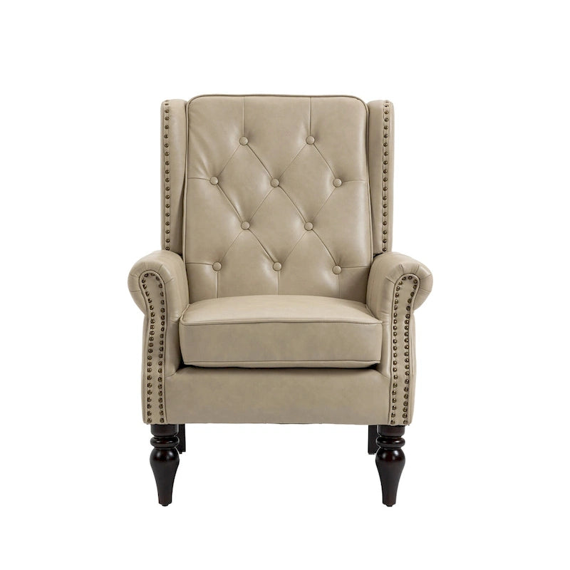 Fauteuil d'appoint, plusieurs coloris, PU/micro-suède, 1 place