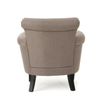Fauteuil Club en Tissu avec Clous Décoratifs, 1 Place, Couleurs Café / Vin / Bleu Marine / Bleu Acier