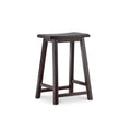 Tabouret de bar selle sans dossier marron foncé – Unité