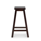 Tabouret de bar selle sans dossier marron foncé – Unité