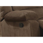 Fauteuil inclinable manuel brun, une place