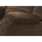 Fauteuil inclinable manuel brun, une place