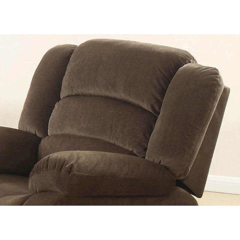 Fauteuil inclinable manuel brun, une place