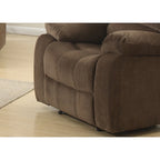 Fauteuil inclinable manuel brun, une place