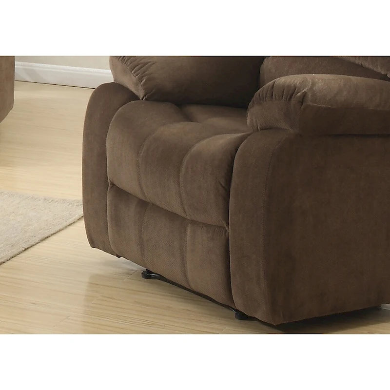 Fauteuil inclinable manuel brun, une place