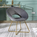 Fauteuil d'appoint en velours gris / bleu / rose / vert, 1 place