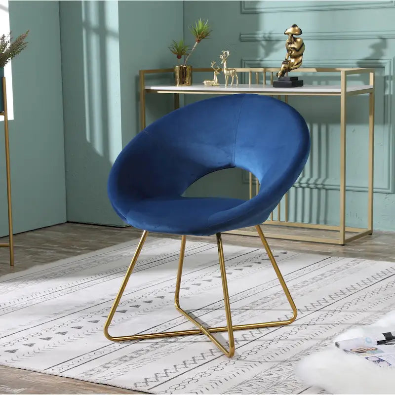 Fauteuil d'appoint en velours gris / bleu / rose / vert, 1 place