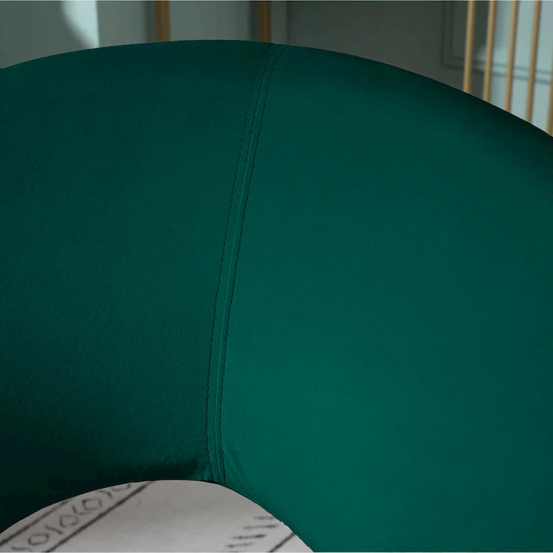 Fauteuil d'appoint en velours gris / bleu / rose / vert, 1 place