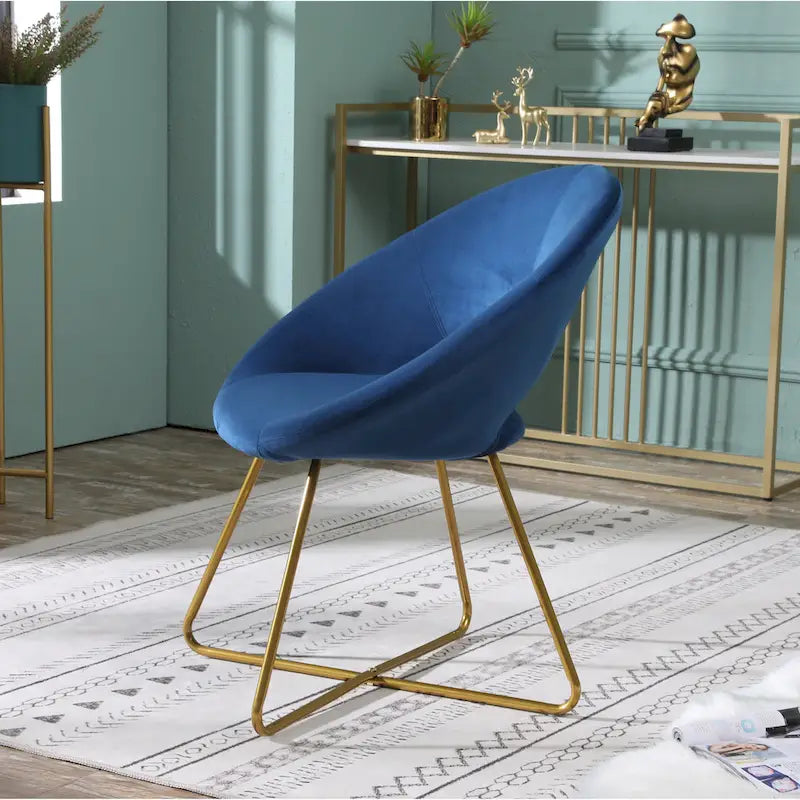 Fauteuil d'appoint en velours gris / bleu / rose / vert, 1 place