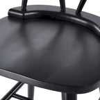 Tabouret de comptoir Windsor blanc/noir, lot de 2 ou 4