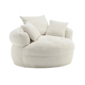 Fauteuil paresseux rond – Blanc/Bleu/Gris/Jaune/Orange/Rouge rosé/Bleu marine/Vert, Siège simple et double