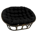 Coussin de Papasan double en sergé uni, 2 places — Plusieurs coloris