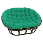 Coussin de Papasan double en sergé uni, 2 places — Plusieurs coloris