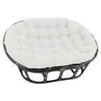 Coussin de Papasan double en sergé uni, 2 places — Plusieurs coloris