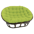 Coussin de Papasan double en sergé uni, 2 places — Plusieurs coloris