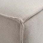 Canapé modulaire 1 place avec accoudoir droit Gris / Crème / Gris foncé