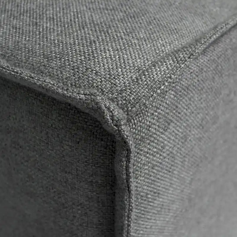 Canapé modulaire 1 place avec accoudoir droit Gris / Crème / Gris foncé