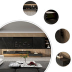 Meuble TV flottant mural noir ultra-brillant, 2 pièces