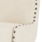 Tabouret de bar pivotant style milieu de siècle gris foncé / noir / marron / blanc cassé, lot de 4