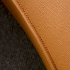 Canapé d'angle modulable 5 places, orange/gris, réversible droite/gauche