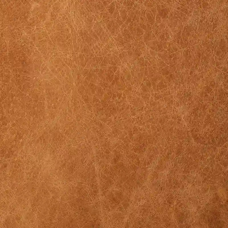 Fauteuil en cuir pleine fleur, Bleu nuit / Cacao Madagascar / Cognac, 1 place