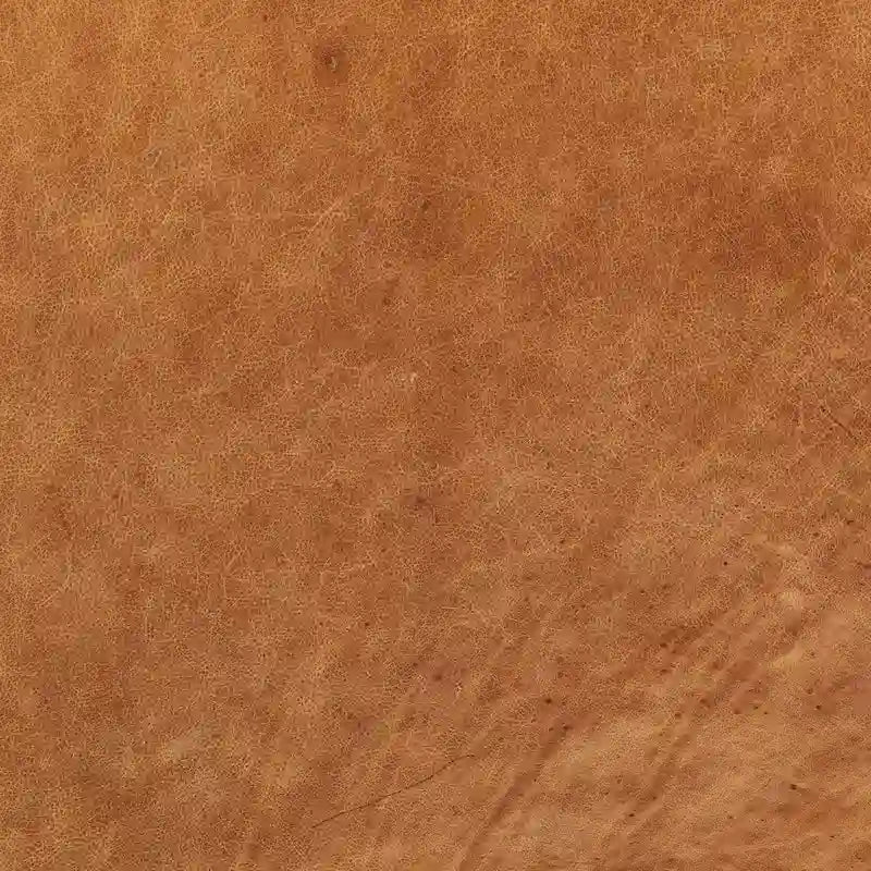 Fauteuil en cuir pleine fleur, Bleu nuit / Cacao Madagascar / Cognac, 1 place