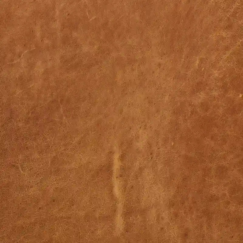Fauteuil en cuir pleine fleur, Bleu nuit / Cacao Madagascar / Cognac, 1 place