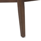 Fauteuil en cuir pleine fleur, Bleu nuit / Cacao Madagascar / Cognac, 1 place
