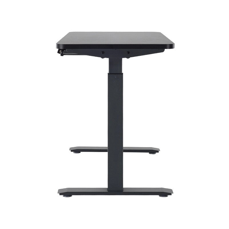 Bureau électrique assis-debout blanc / graphite / noyer / noir, une personne, 122 cm L