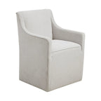Chaise de salle à manger Charlotte avec roulettes
